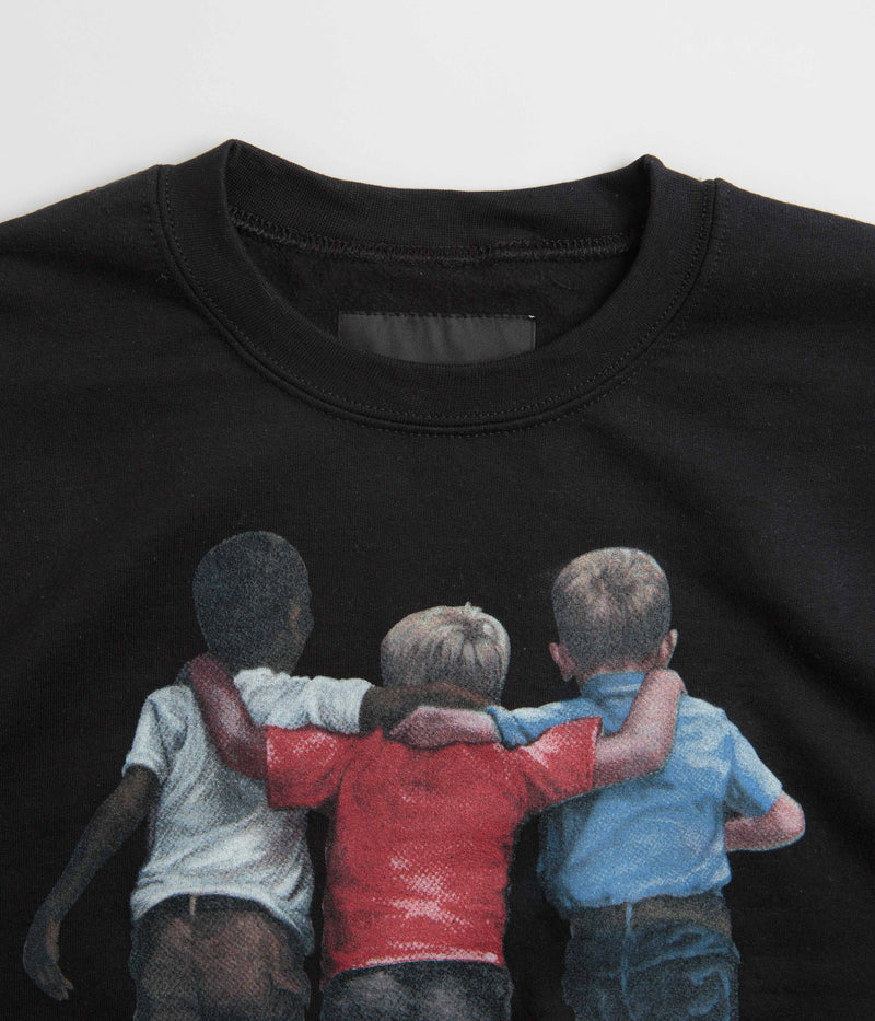 Fucking Awesome Kids Are Alright Crewneck Sweatshirt in Black