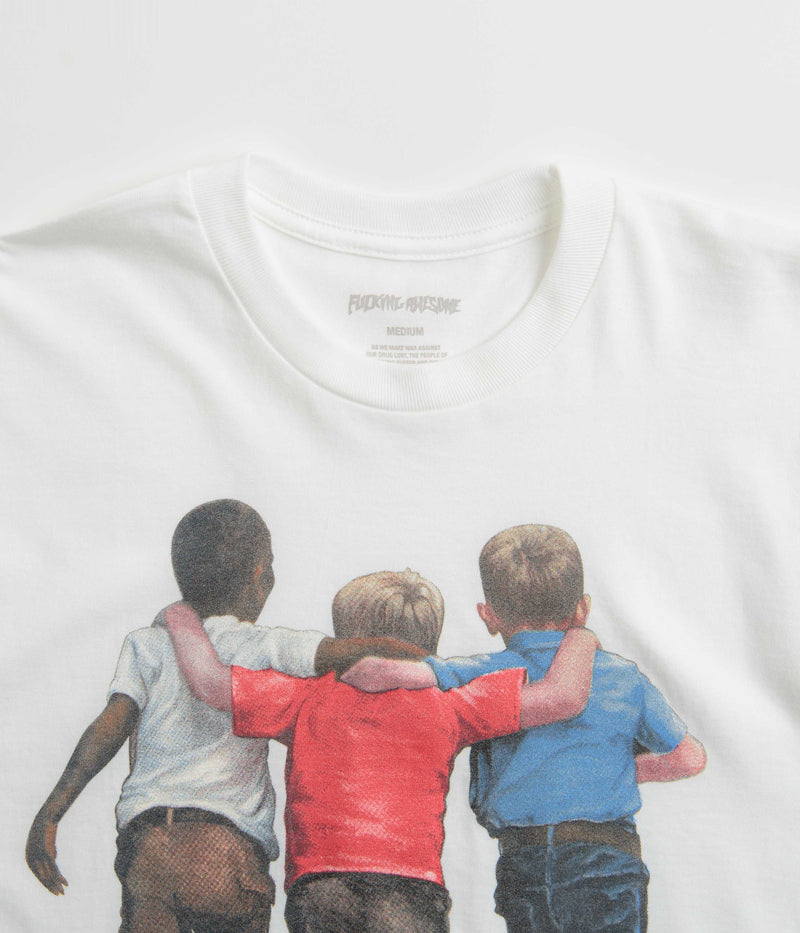 Fucking Awesome Kids Are Alright T-Shirt in White