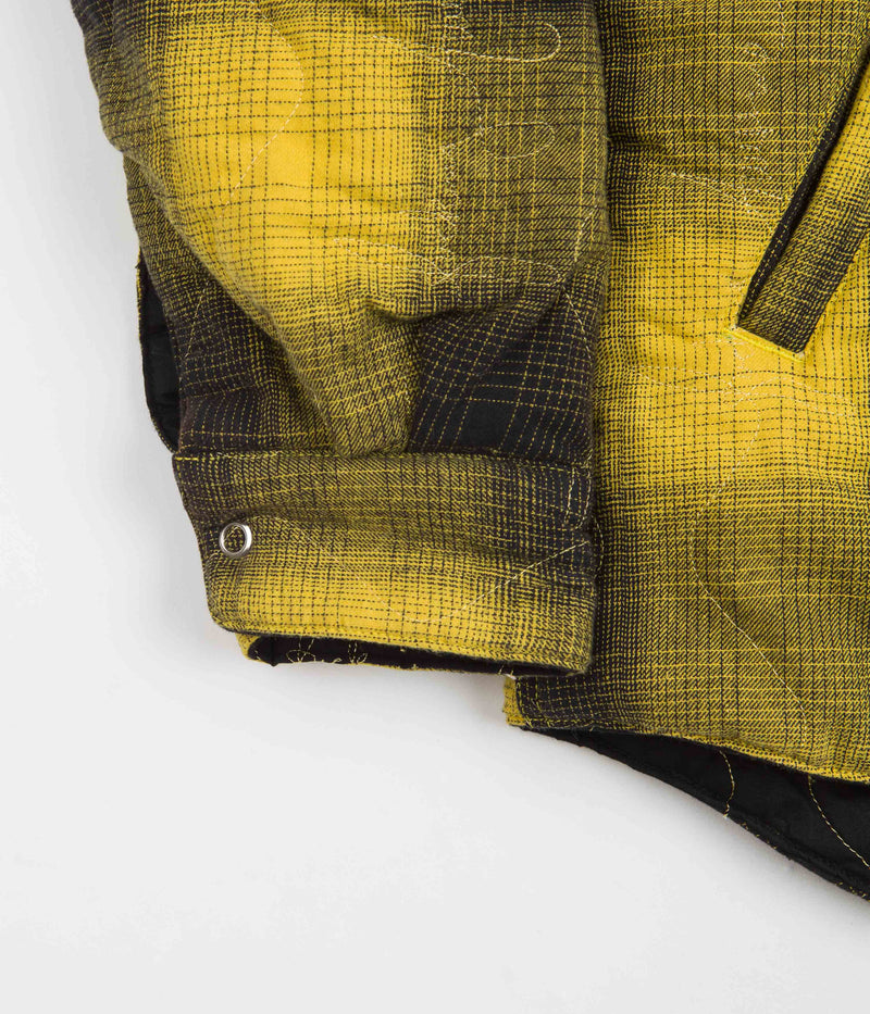 Fucking Awesome Lightweight Reversible Flannel Jacket in Yellow and Black