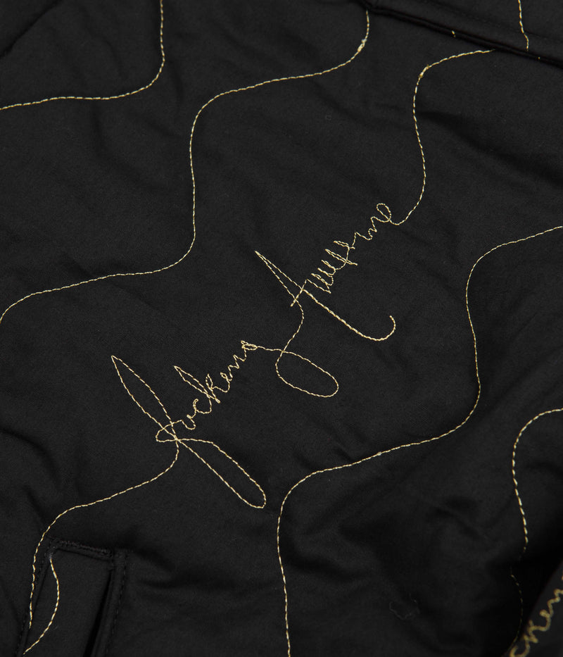 Fucking Awesome Lightweight Reversible Flannel Jacket in Yellow and Black