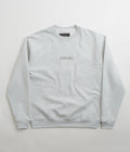 Fucking Awesome Little Stamp Crewneck Sweatshirt in Heather Grey