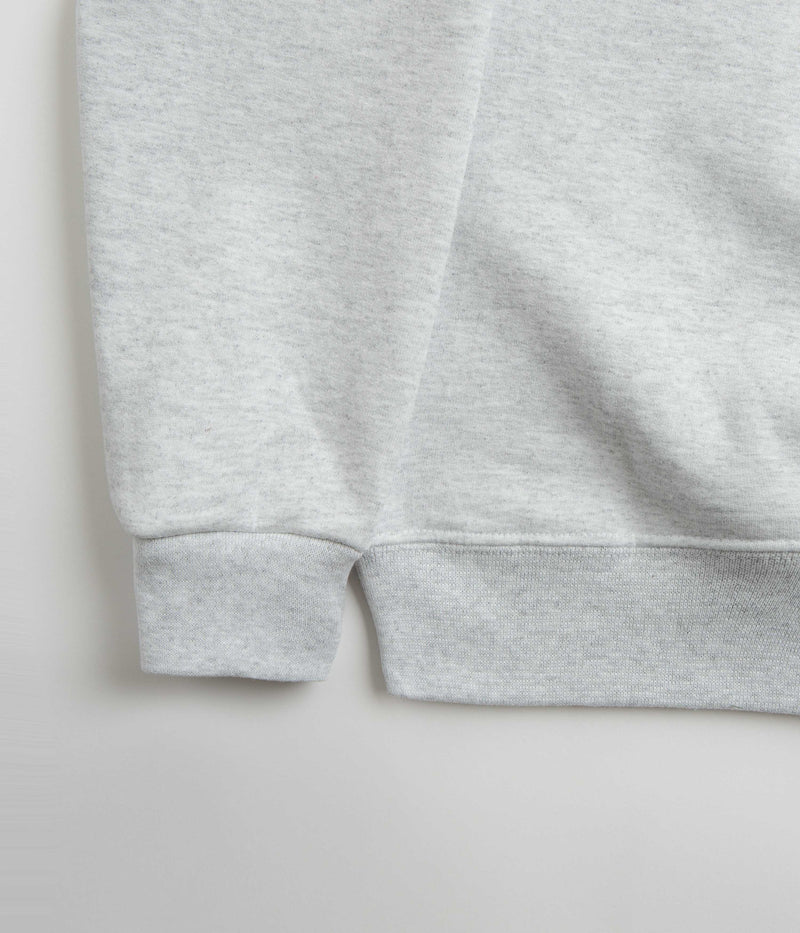 Fucking Awesome Little Stamp Crewneck Sweatshirt in Heather Grey
