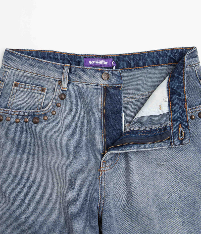 Fucking Awesome Riveting Shorts in Blue