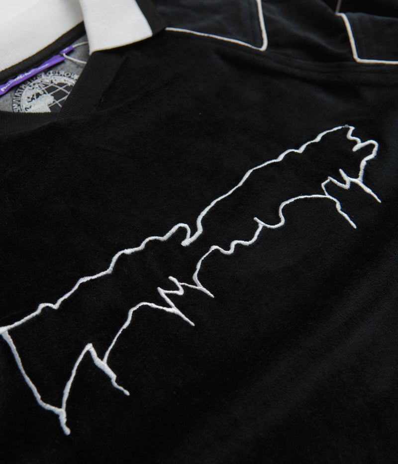 Fucking Awesome Velour Soccer Jersey in Black