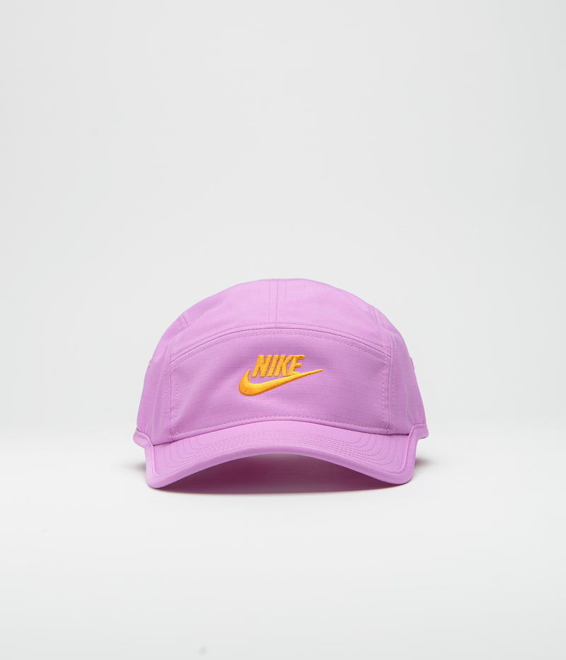 Nike Futura Logo Cap in Rush Fuchsia and Sundial
