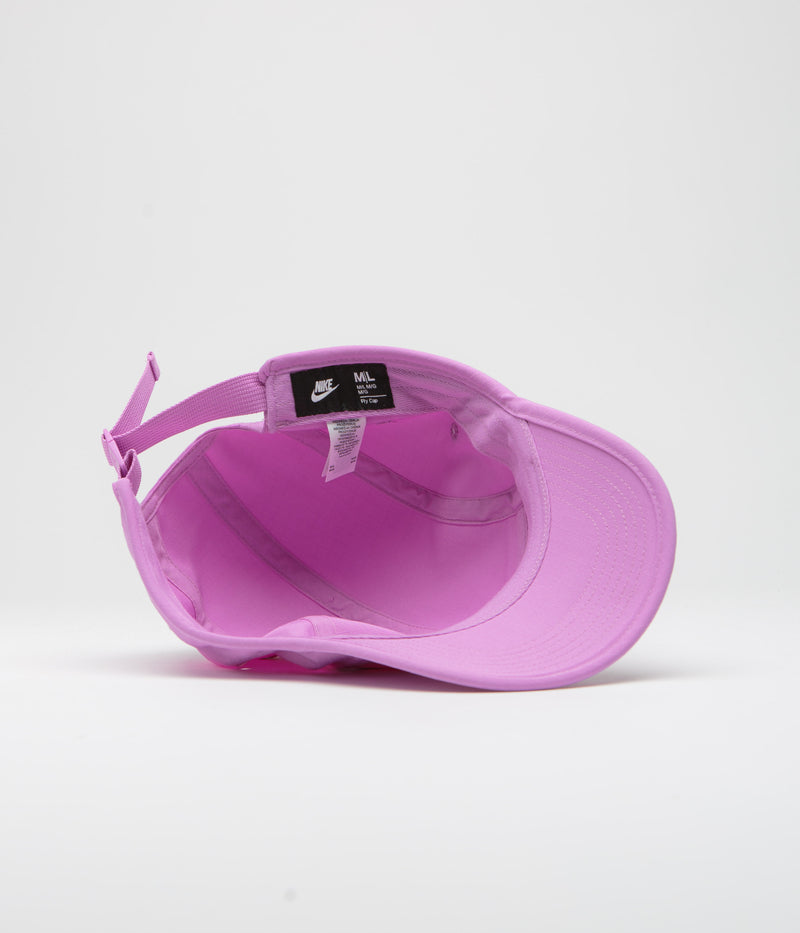 Nike Futura Logo Cap in Rush Fuchsia and Sundial