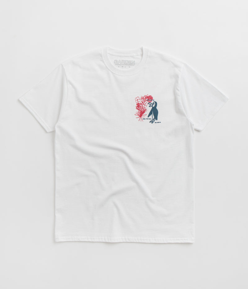 Garden Feel The Pain T-Shirt in White