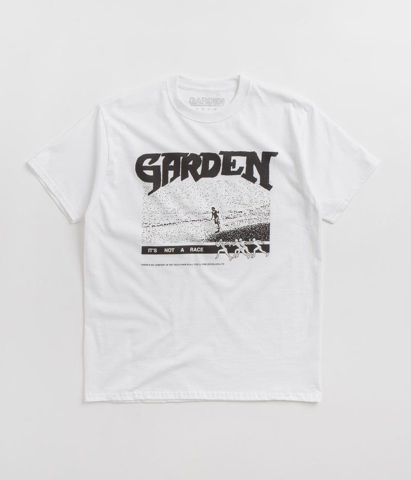 Garden Runner T-Shirt in White and Black