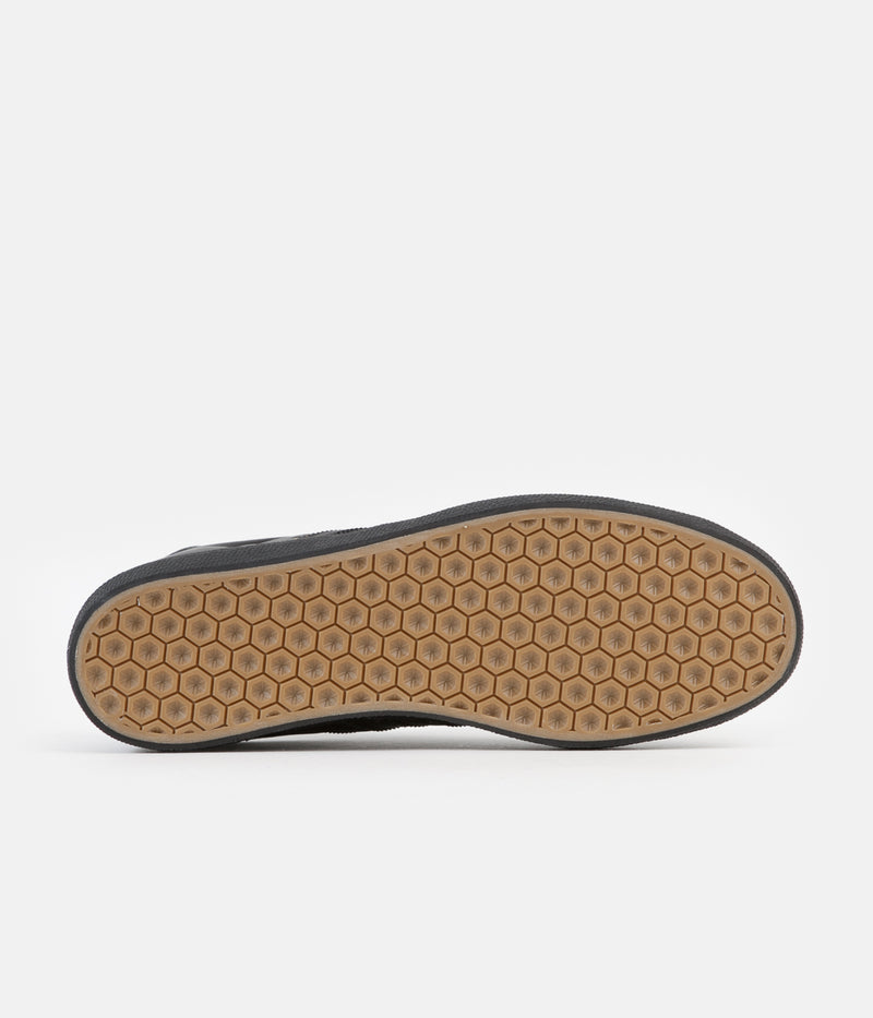 Adidas Gazelle ADV Shoes in Core Black and Core Black / Gold Metallic