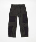 Gramicci Back Satin Parachute Pants in Black