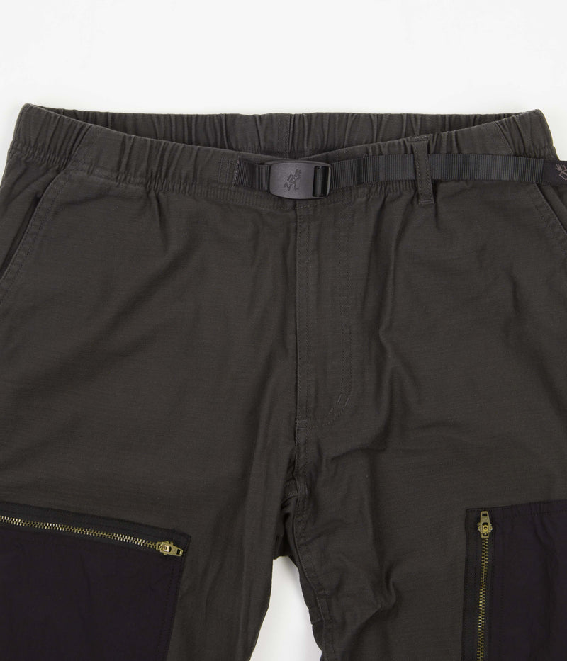 Gramicci Back Satin Parachute Pants in Black