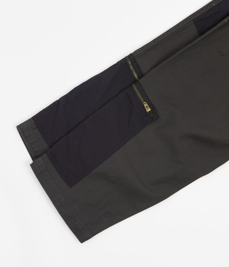 Gramicci Back Satin Parachute Pants in Black