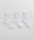 Gramicci Basic Crew Socks in White and Multi