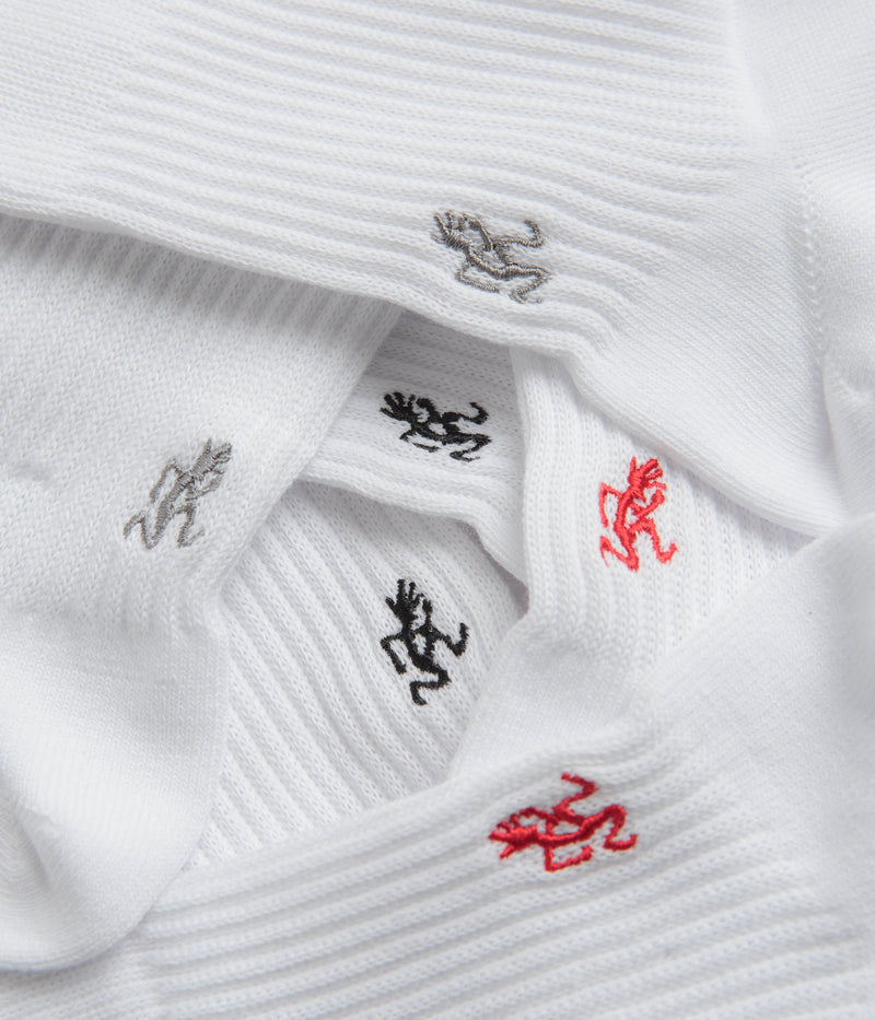 Gramicci Basic Crew Socks in White and Multi