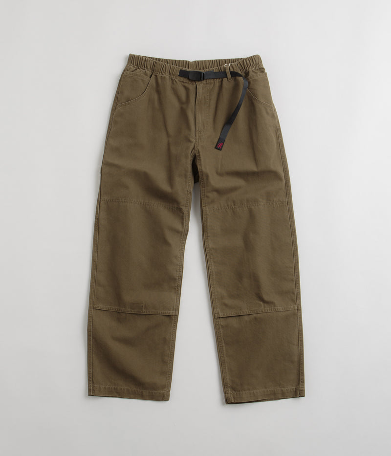 Gramicci Canvas Double Knee Pants in Dusted Olive