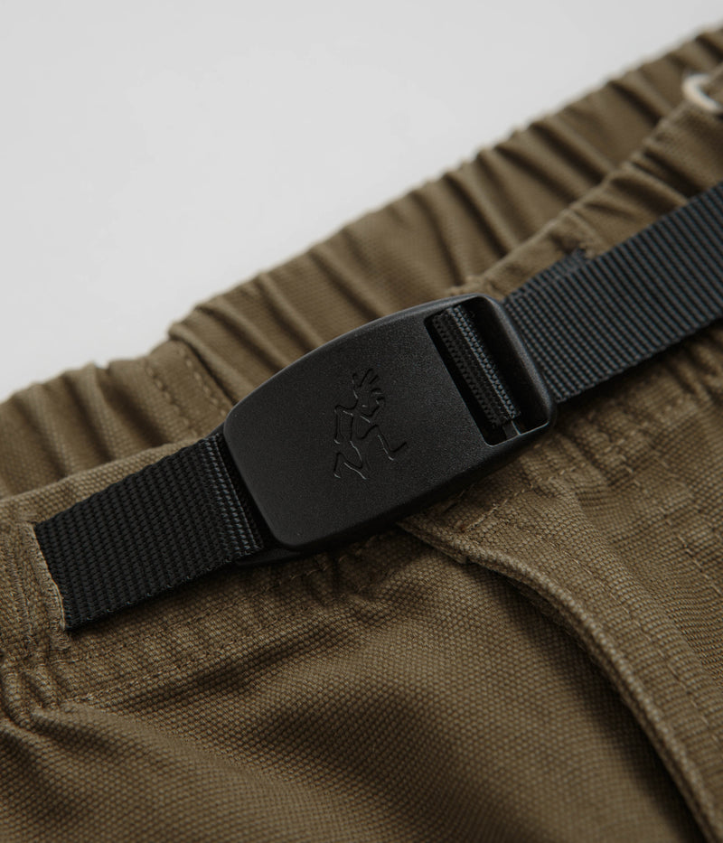 Gramicci Canvas Double Knee Pants in Dusted Olive