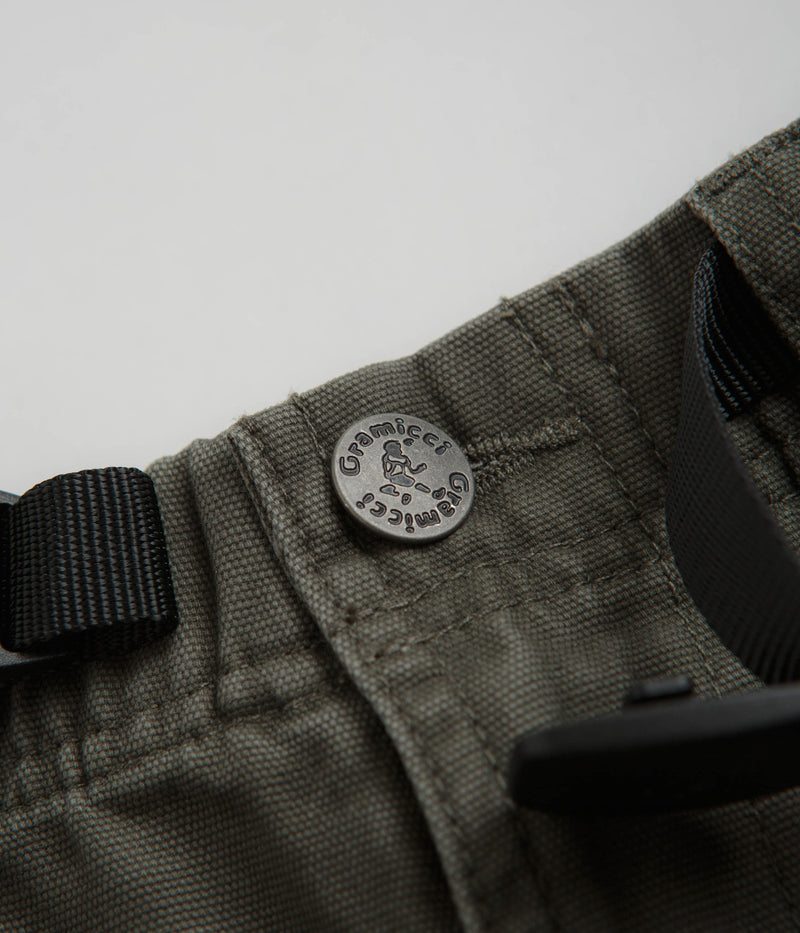 Gramicci Canvas EQT Shorts in Dusted Slate