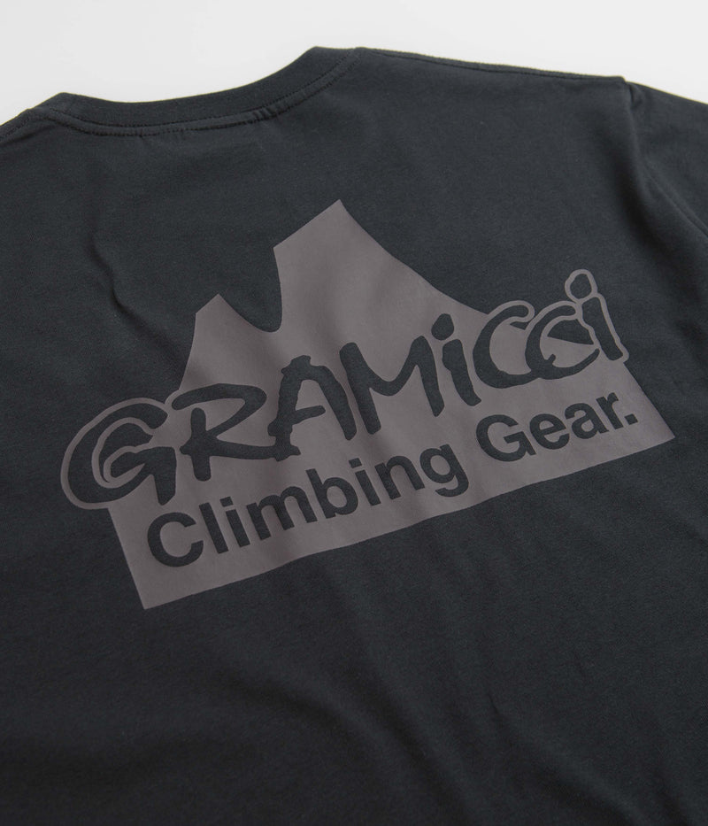 Gramicci Climbing Gear T-Shirt in Vintage Black