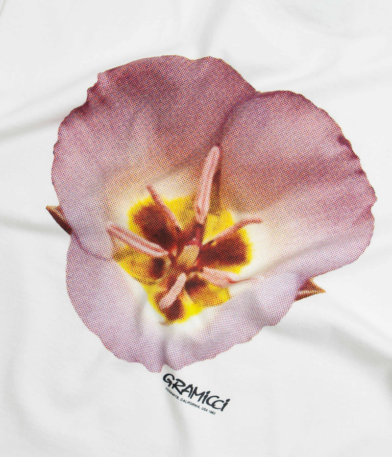 Gramicci Flower T-Shirt in White