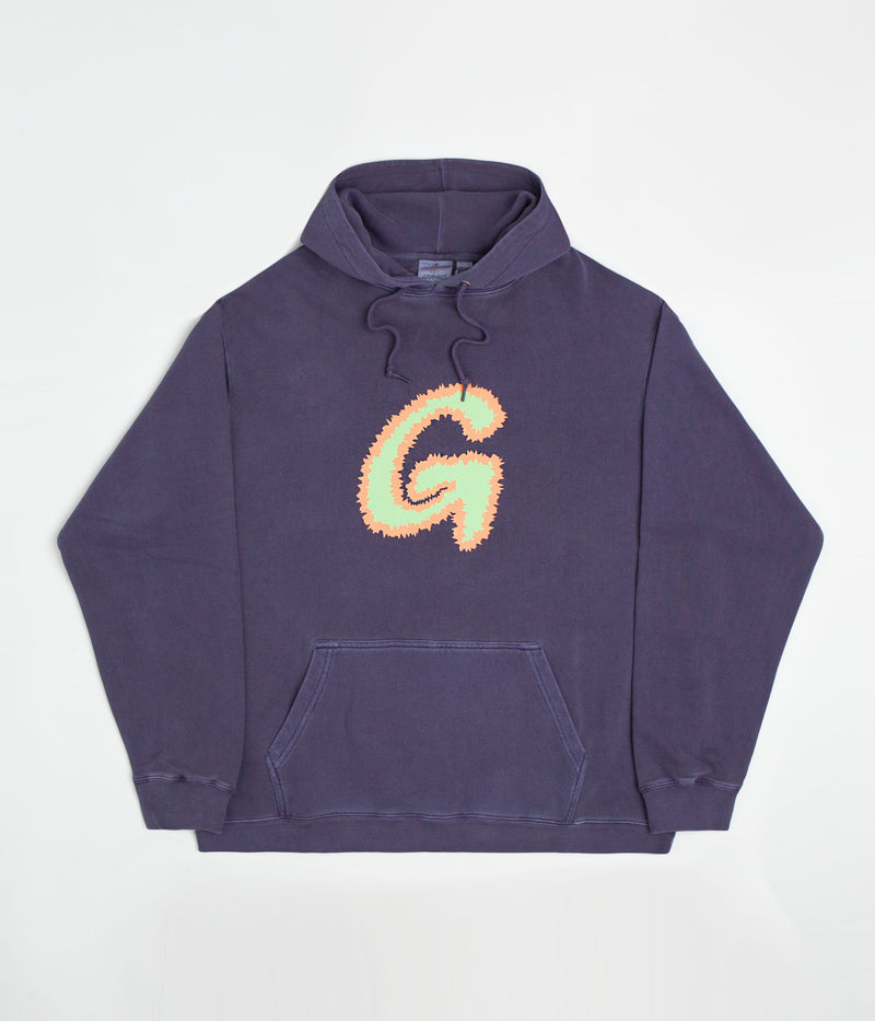 Gramicci Fuzzy G-Logo Hoodie in Navy Pigment