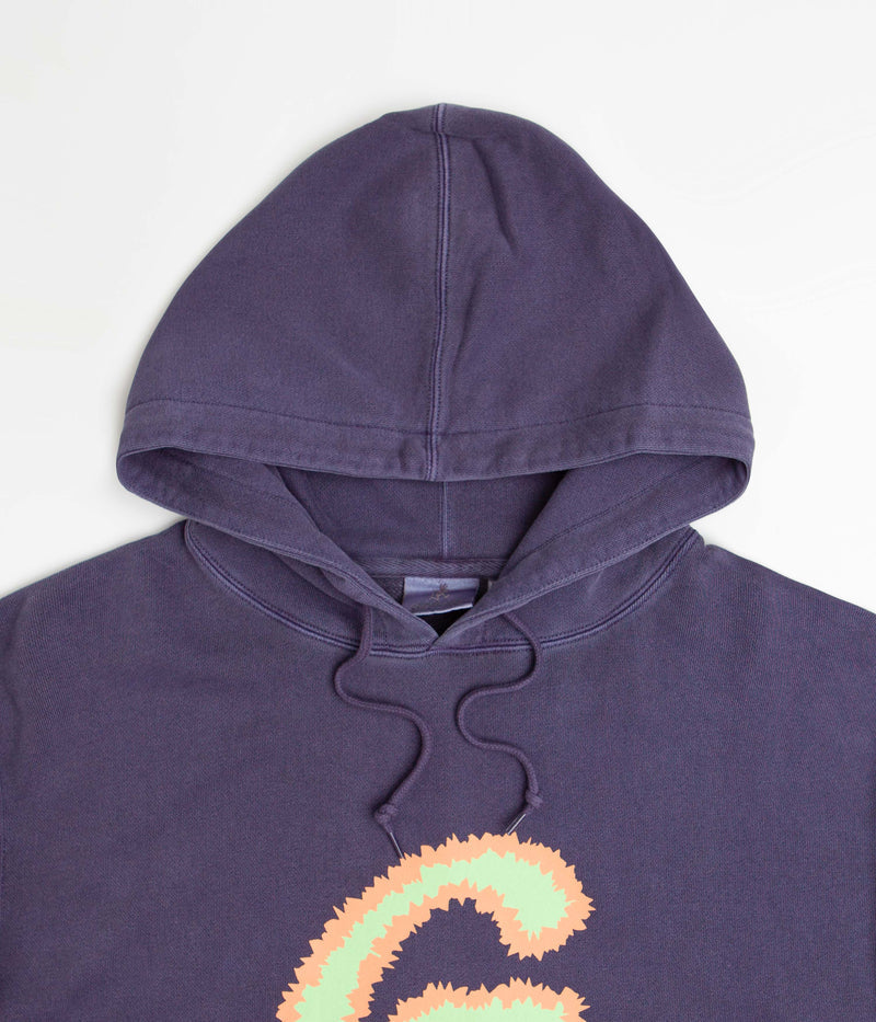 Gramicci Fuzzy G-Logo Hoodie in Navy Pigment