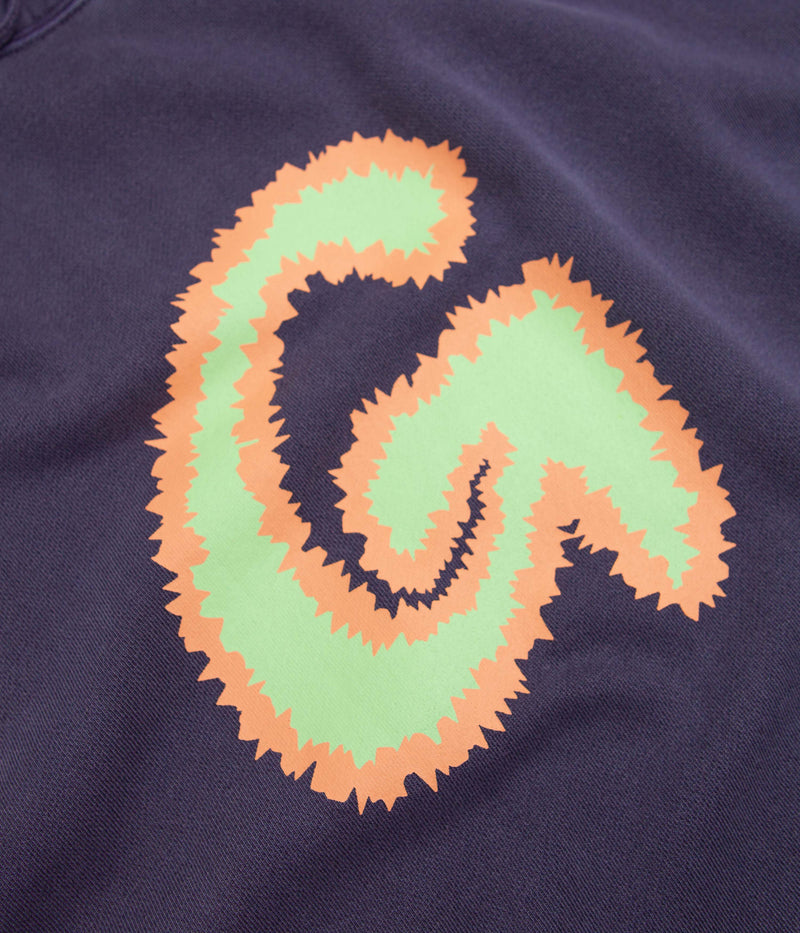 Gramicci Fuzzy G-Logo Hoodie in Navy Pigment