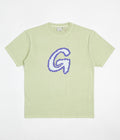Gramicci Fuzzy G-Logo T-Shirt in Smoky Mint Pigment
