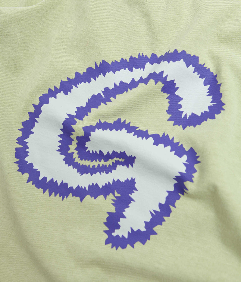 Gramicci Fuzzy G-Logo T-Shirt in Smoky Mint Pigment