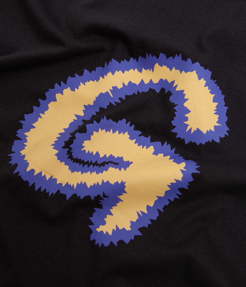Gramicci Fuzzy G-Logo T-Shirt in Vintage Black