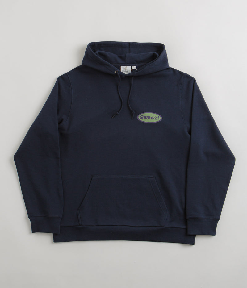 Gramicci Gramicci Oval Hoodie in Navy