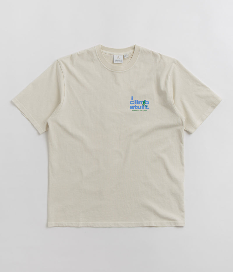 Gramicci I Climb Stuff T-Shirt in Sand Pigment