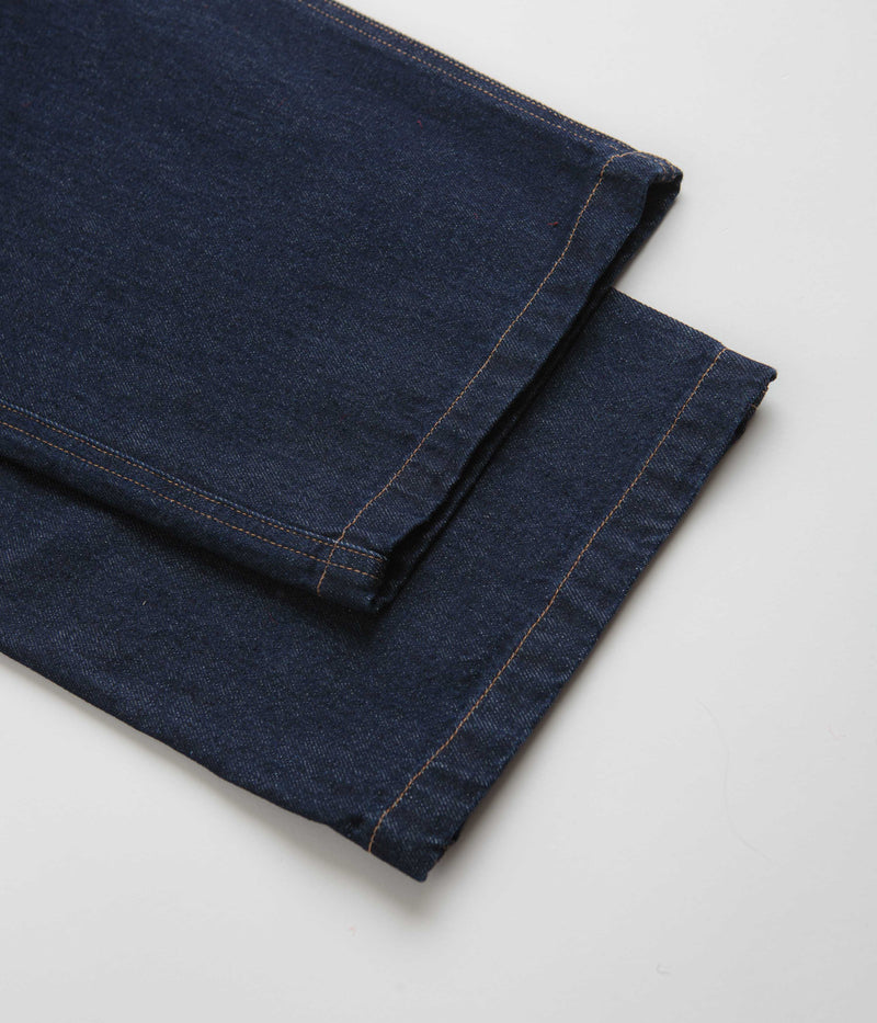 Gramicci Loose Denim Cargo Pants in Dark Indigo
