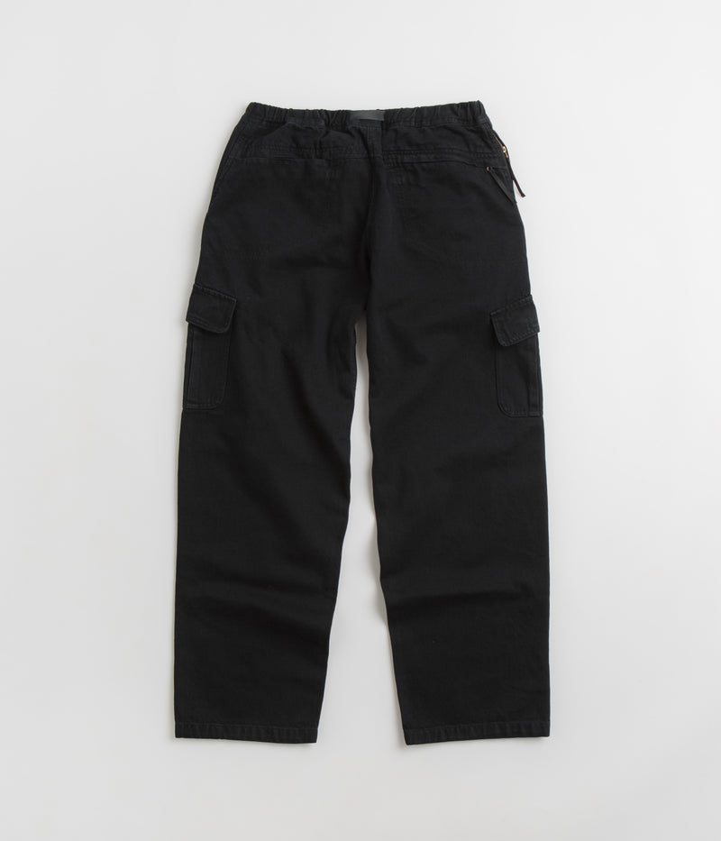 Gramicci Loose Denim Cargo Pants in True Black