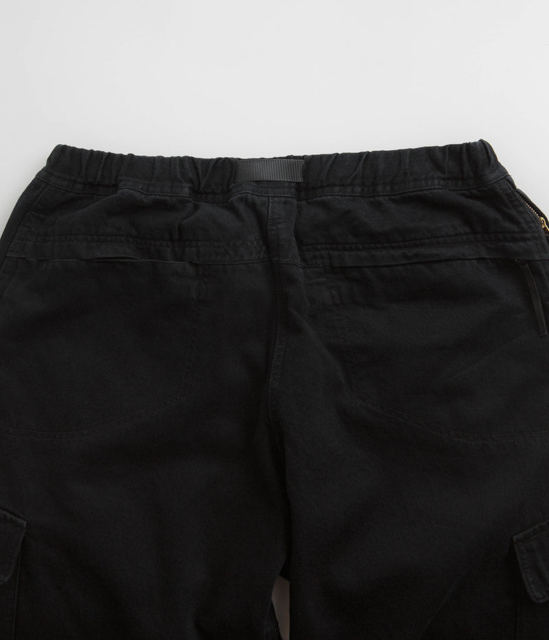 Gramicci Loose Denim Cargo Pants in True Black