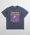 Gramicci Movement T-Shirt in Navy Pigment