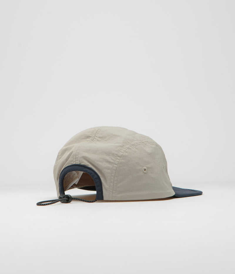 Gramicci Nylon Cap in Sand and Navy