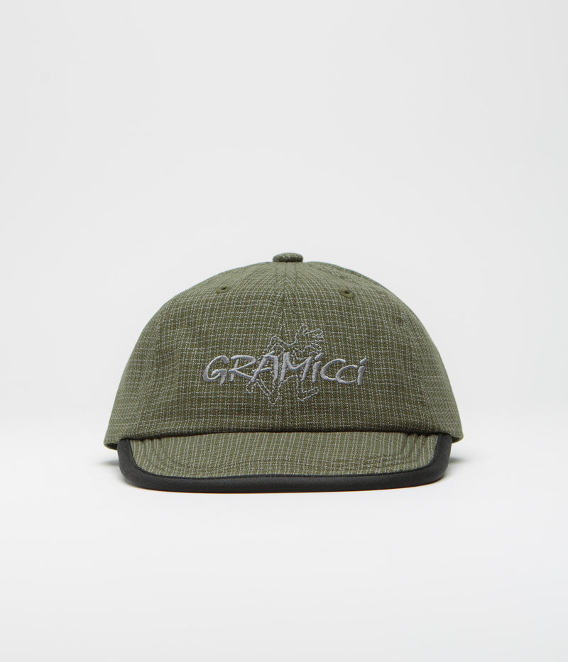 Gramicci O.G. Dyed Woven Dobby Jam Cap in Olive Dyed