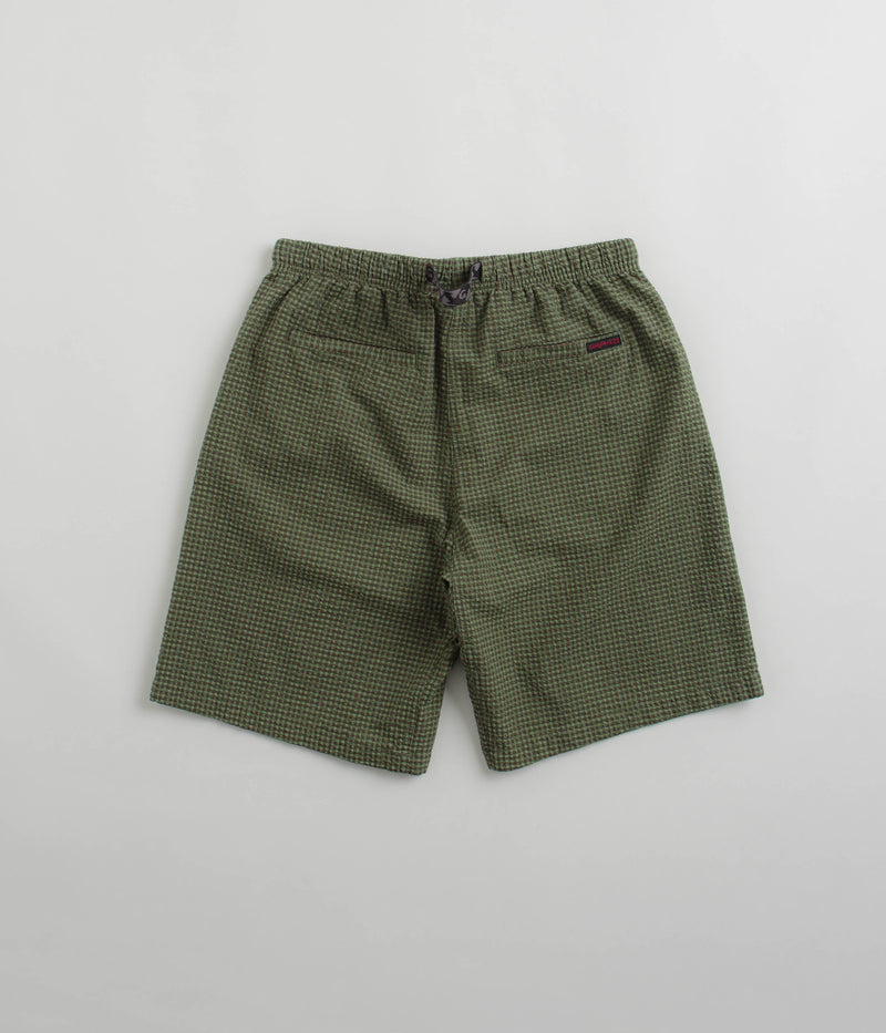 Gramicci OG Micro Plaid Seersucker G-Shorts in Mint