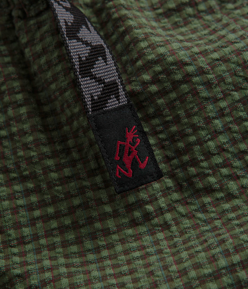 Gramicci OG Micro Plaid Seersucker G-Shorts in Mint