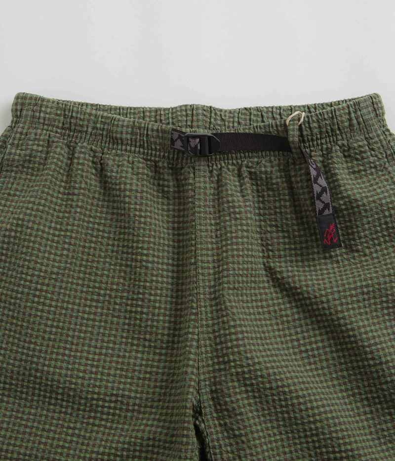 Gramicci OG Micro Plaid Seersucker G-Shorts in Mint