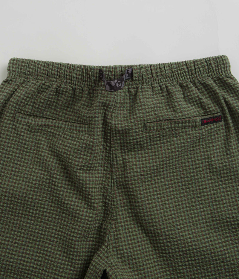 Gramicci OG Micro Plaid Seersucker G-Shorts in Mint