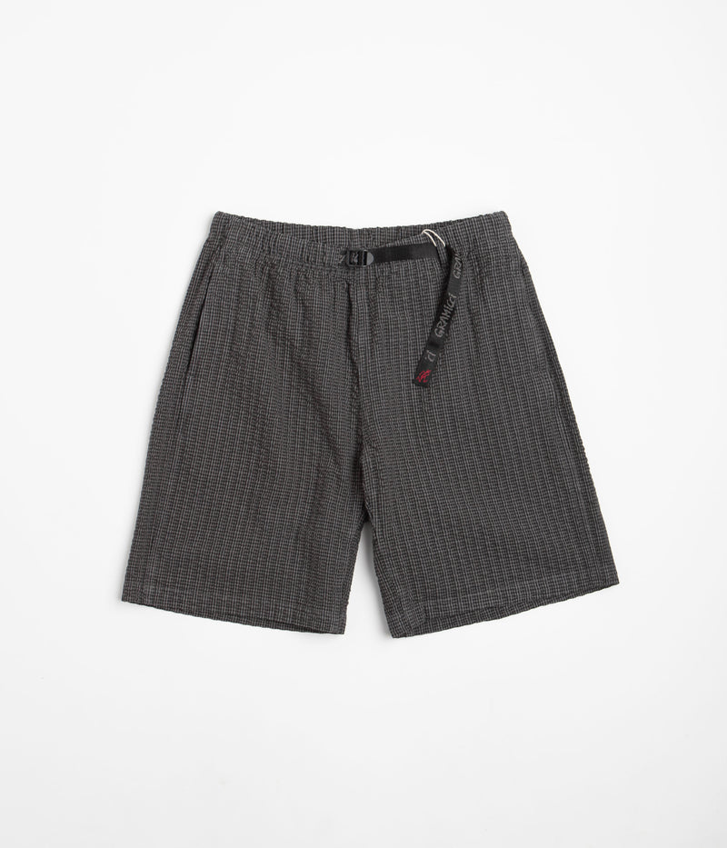 Gramicci OG Seersucker G-Shorts in Deep Grey Garment Dyed