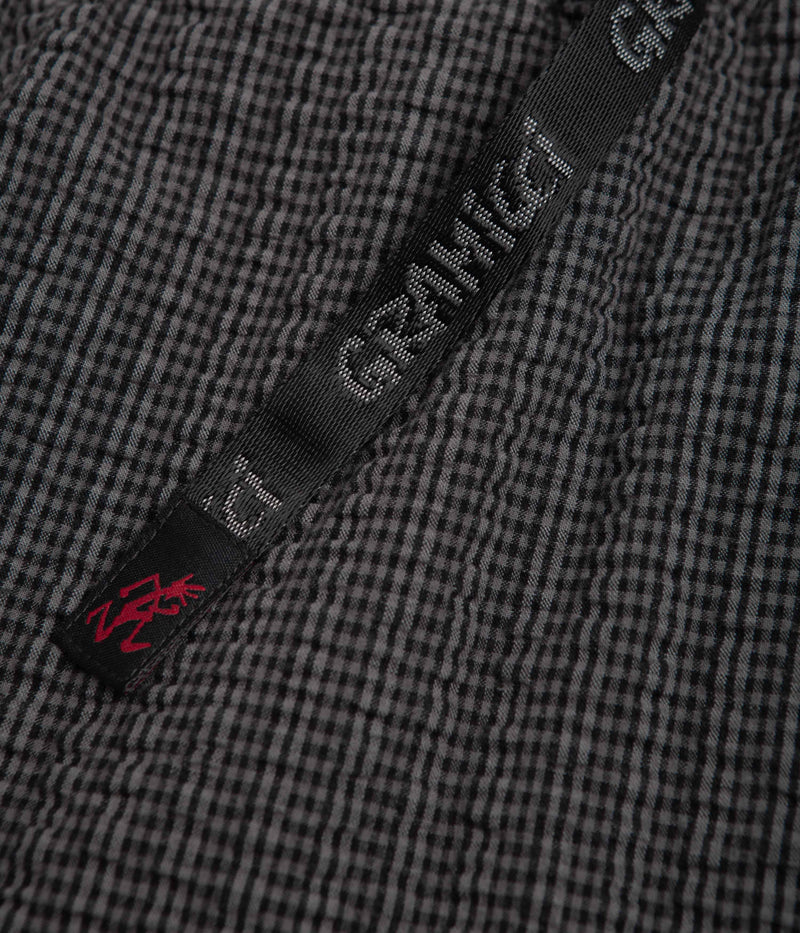 Gramicci OG Seersucker G-Shorts in Deep Grey Garment Dyed