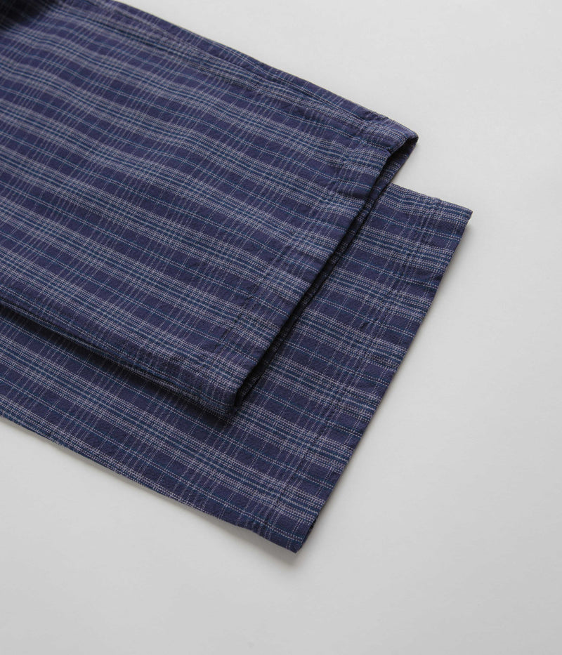 Gramicci OG Yarn Dye Dobby Plaid Jam Pants in Deep Twilight