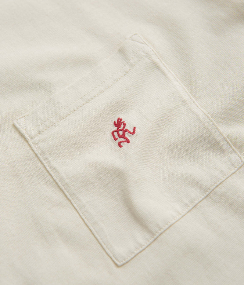 Gramicci One Point T-Shirt in Sand Pigment