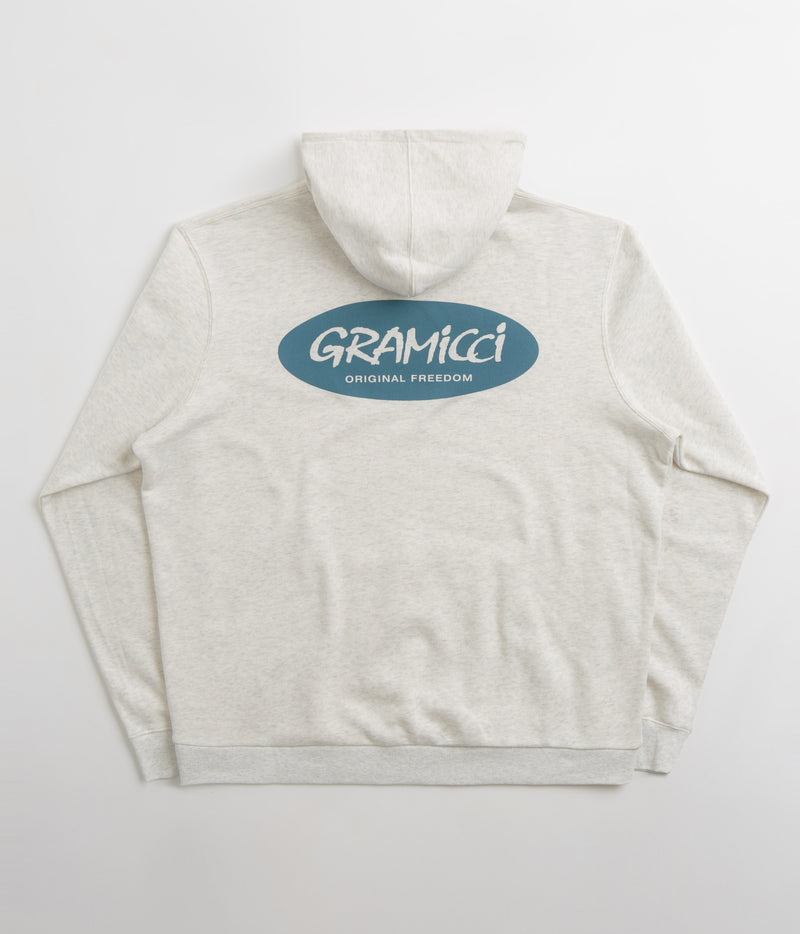 Gramicci Original Freedom Oval Hoodie in Ash Heather