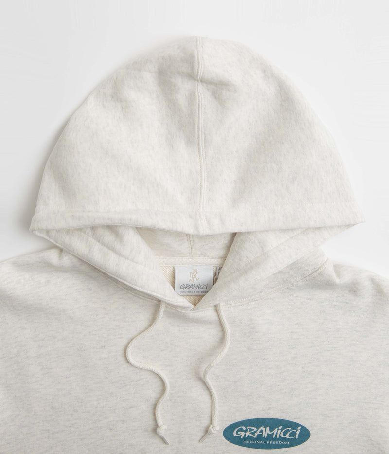 Gramicci Original Freedom Oval Hoodie in Ash Heather