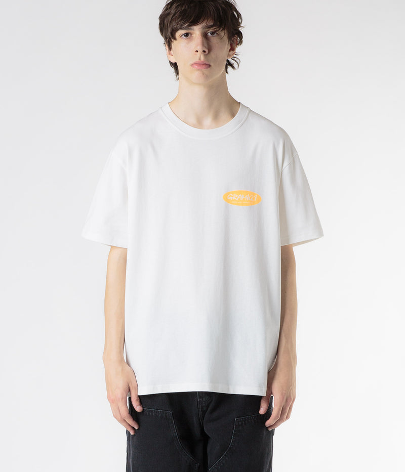 Gramicci Original Freedom Oval T-Shirt in White