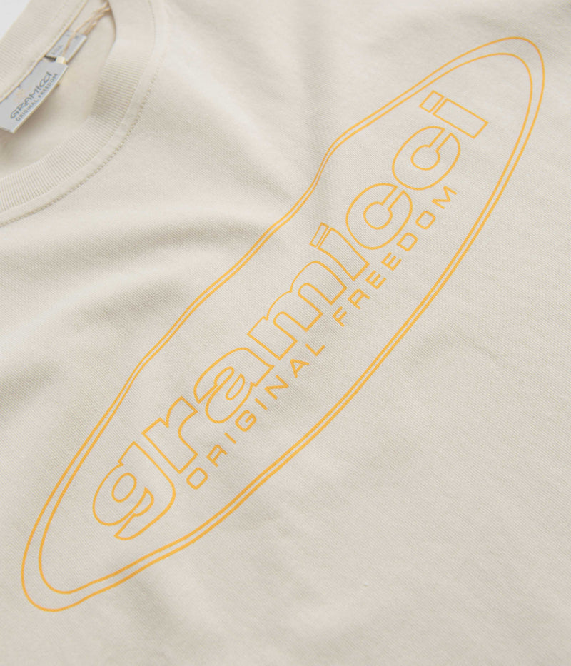 Gramicci Original Freedom T-Shirt in Sand Pigment