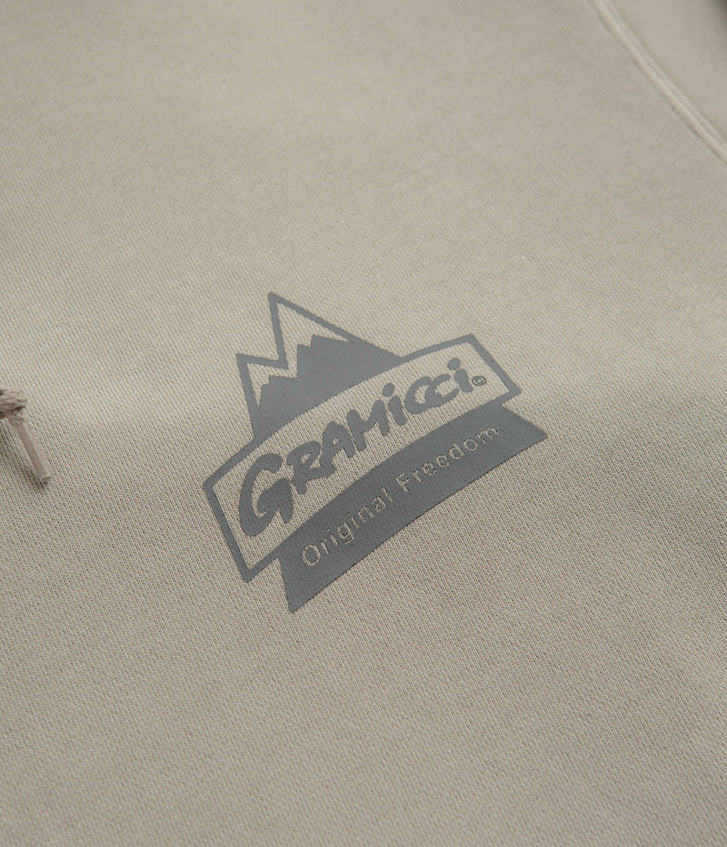 Gramicci Peak Hoodie in Oatmeal Pigment